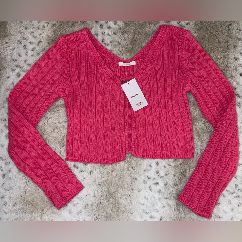 NWT Shasa Pink Knit Sweater Top
